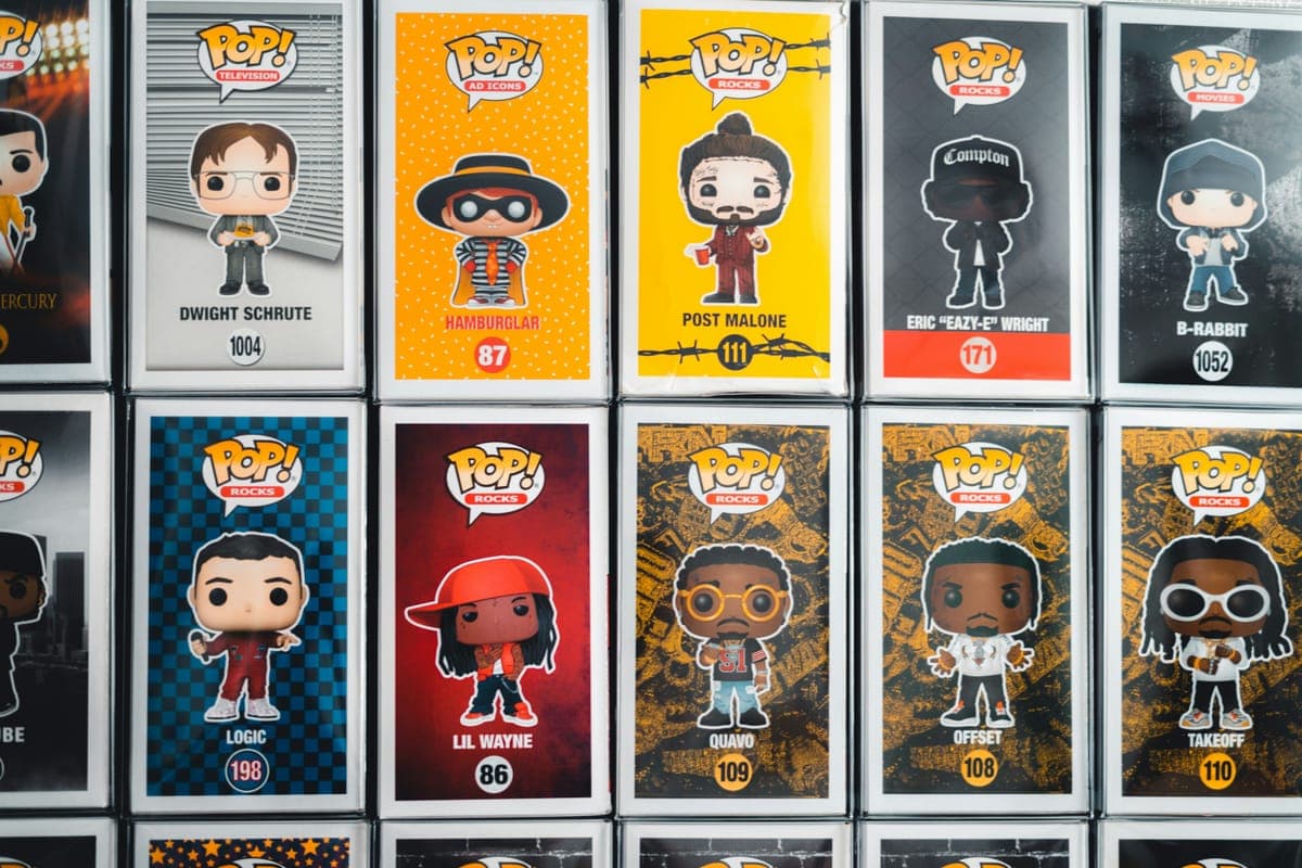 Вінілові фігурки Funko Pop у коробках