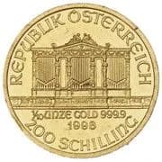 Austria 200 Schilling (Vienna Philharmonic; Gold Bullion Coinage)