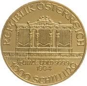 Austria 1000 Schilling (Vienna Philharmonic; Gold Bullion Coinage)
